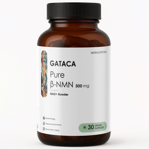 Pure β-NMN 500 mg | Nicotinamide Mononucleotide | More Energy, More Endurance, More Life