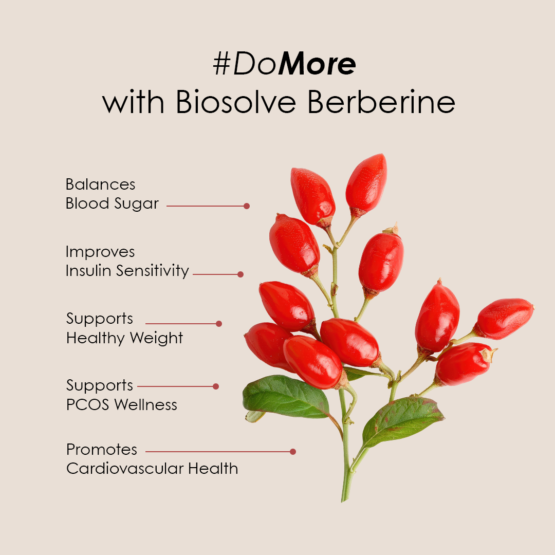 BioSolve Berberine | 9X More Absoprtion | 5-in-1 Syngergistic Blend