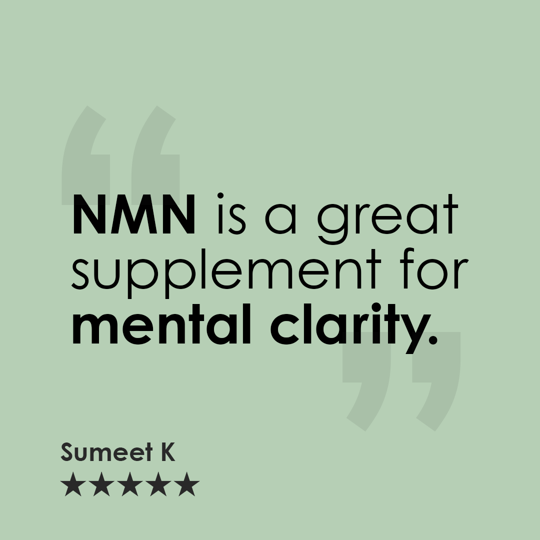 Pure β-NMN 500 mg | Nicotinamide Mononucleotide | More Energy, More Endurance, More Life