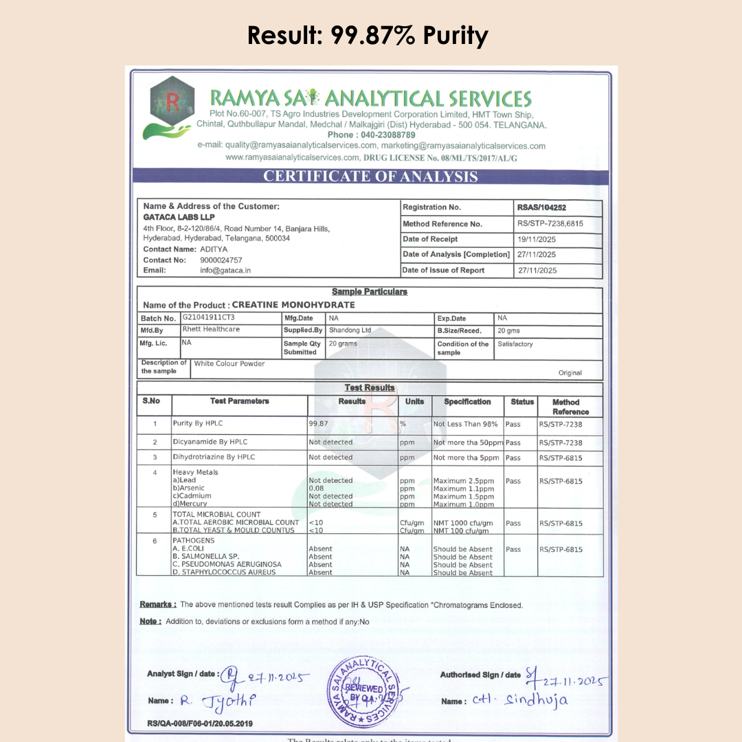 Clear Creatine + Taurine | More Strength | More Power |  Faster Recovery