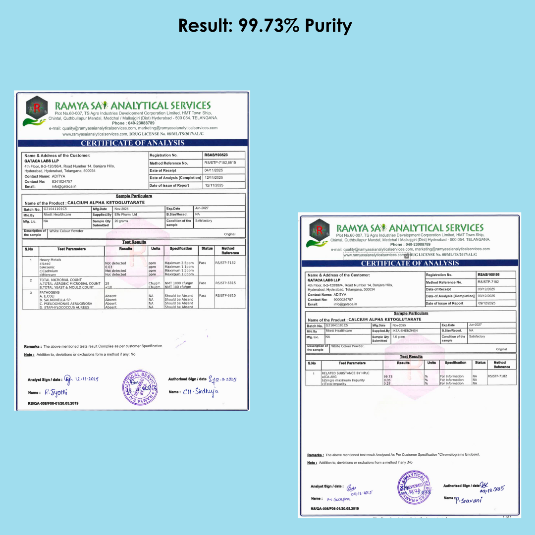 Pure Ca-AKG - 500 mg