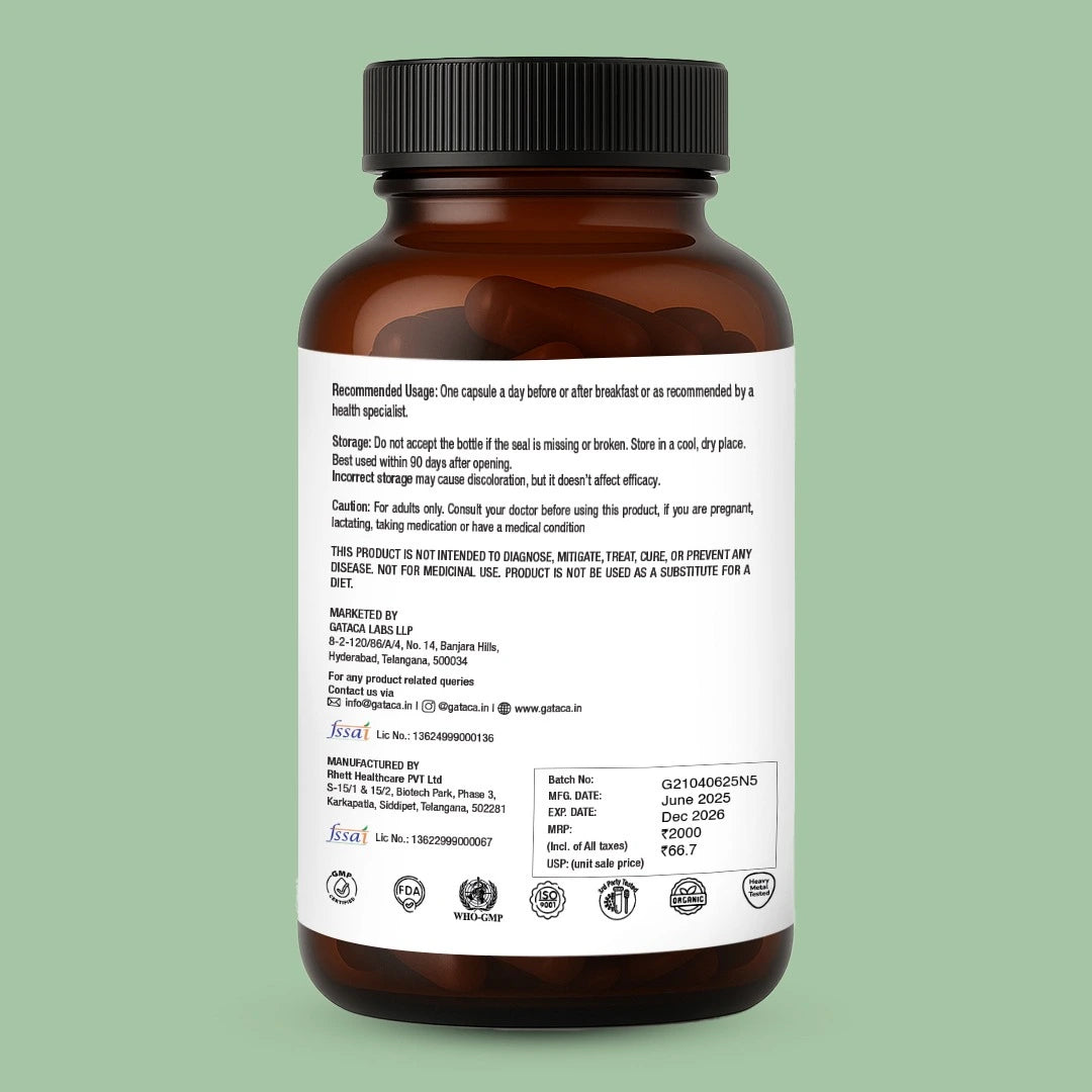 Pure β-NMN 500 mg | Nicotinamide Mononucleotide | More Energy, More Endurance, More Life