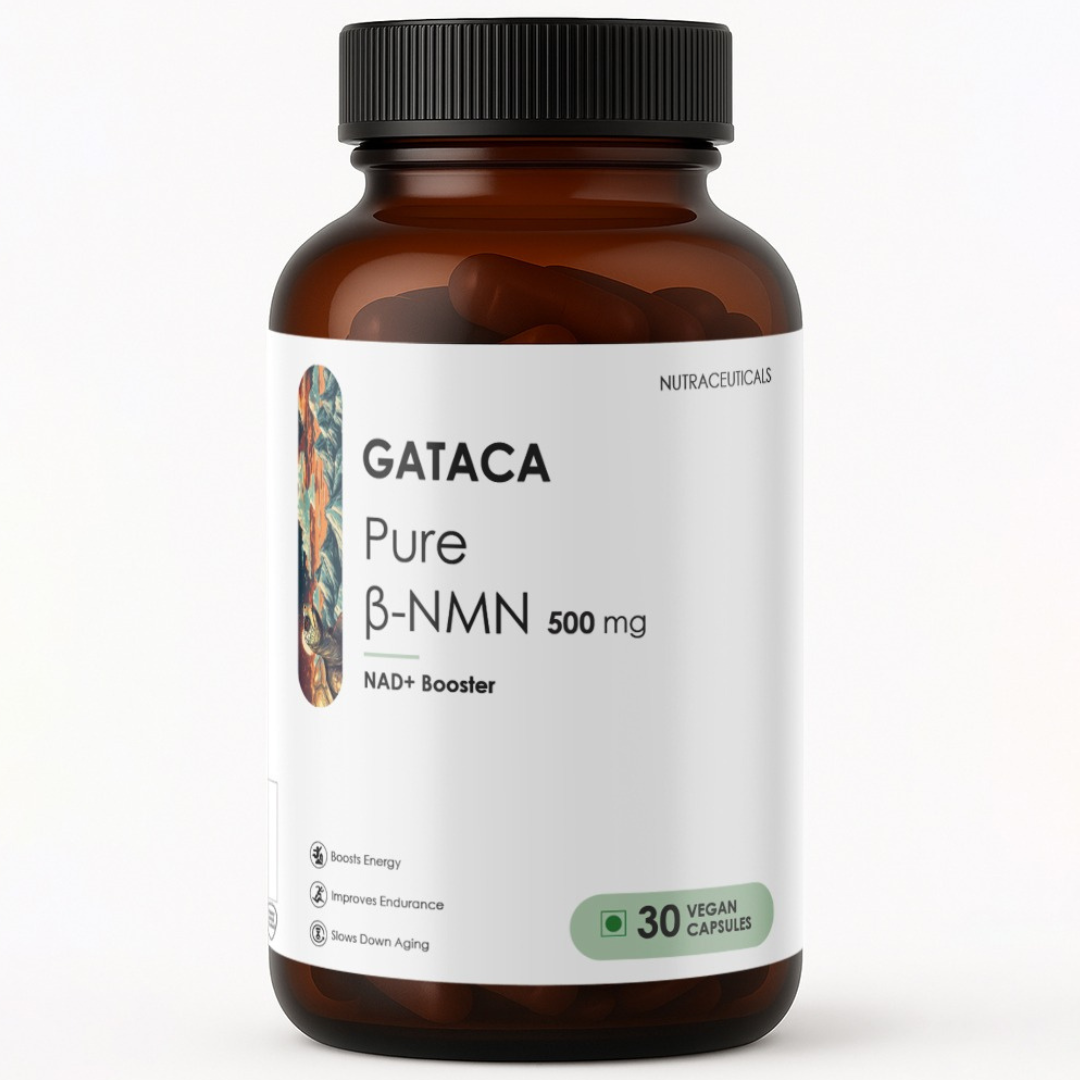 Pure β-NMN 500 mg | Nicotinamide Mononucleotide | More Energy, More Endurance, More Life