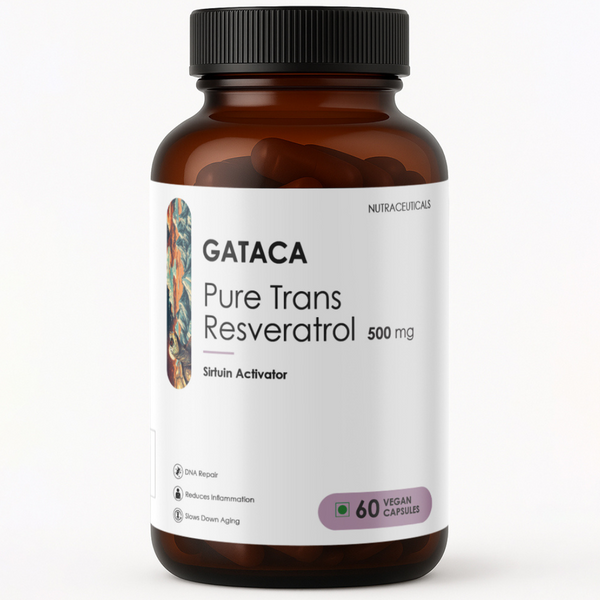 Pure Trans-Resveratrol - 500 mg | More Repair, Better Heart, More Life