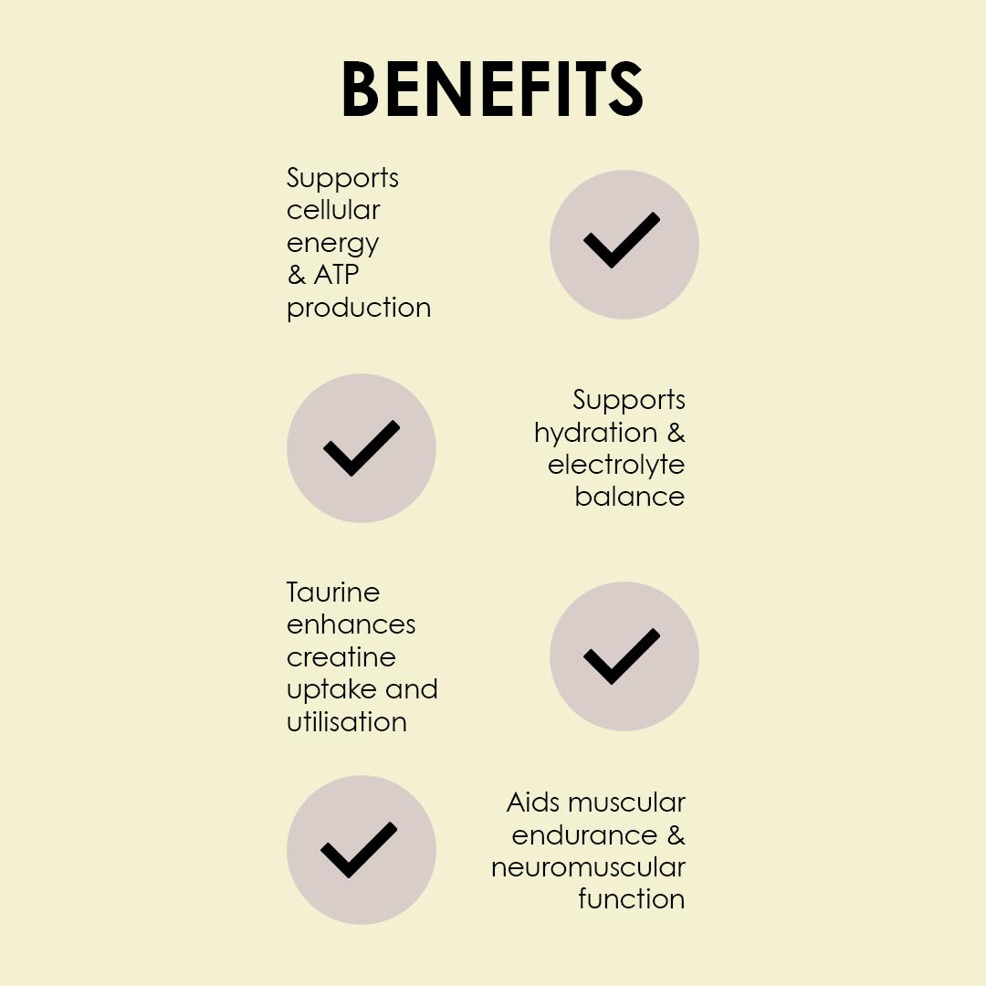 Clear Creatine + Taurine | More Strength | More Power |  Faster Recovery